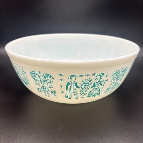 Vintage pyrex 404 turquoise - pyrex,