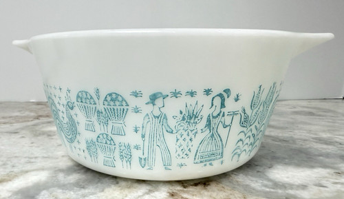 Pyrex turquoise amish - pyrex,