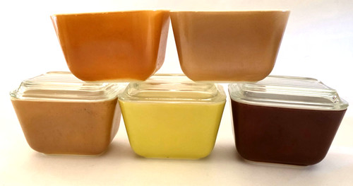 Vtg pyrex 501 1 - 1½, c