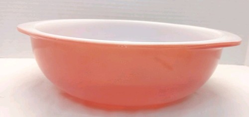 Vintage flamingo pink pyrex - vintage,