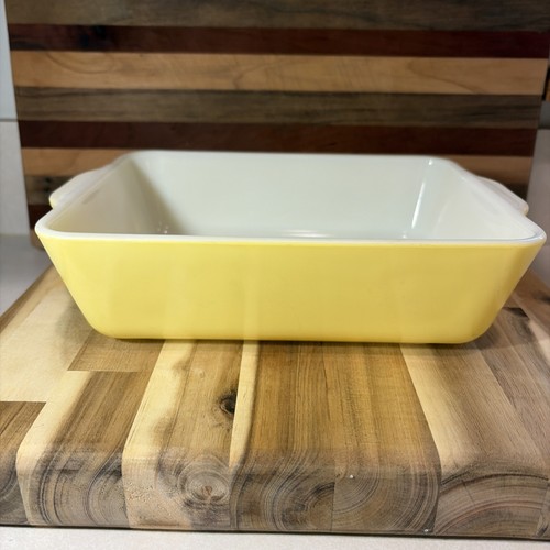 Vintage 0503 yellow pyrex - vintage,